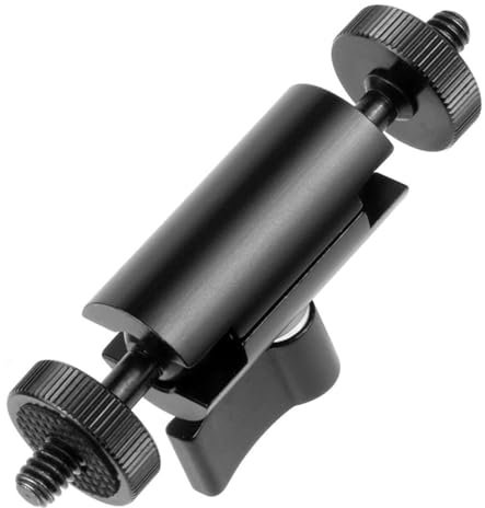 DSLR Fotografia Braccio Magico Monitor Staffa Doppia Testa A Sfera Universale Espansione Staffa 1/4 Regolabile Pea Clip