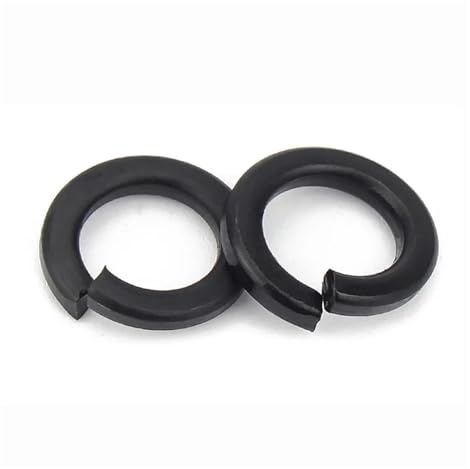 Rondelle élastique fendue en acier inoxydable 304 noir M1,6 M2 M2,5 M3 M4 M5 M6 M8 M10 M12 M14 M16 M18 20 DIN127 GB93(5pcs M16)