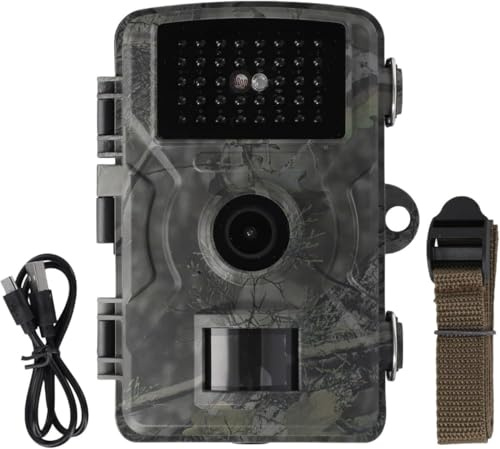 QYMDRION Wildkamera, mit App 16MP HD Wildtierkamera mit 940nm Nachtsicht Bewegungsmelder, 90° Weitwinkel, IP66 Wasserdicht für die Jagd Wildlife Scouting für Wildüberwachung, Deer Scouting