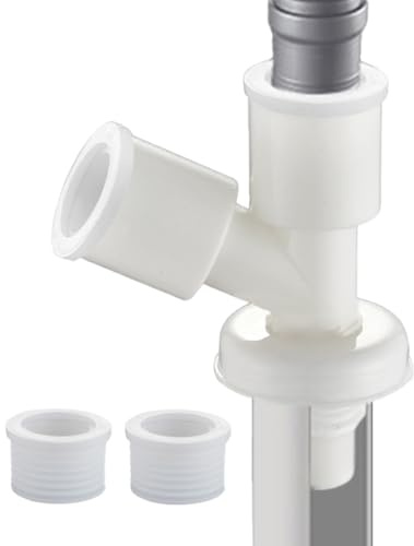 Zyntora Kitchen Sink Drain Pipe Adapter - Pipe Tube Drain Hose Connector,Leak Proof Plumbing Pipeline Tube Fitting Replacement for Washing Machine Home Washbasin Washer