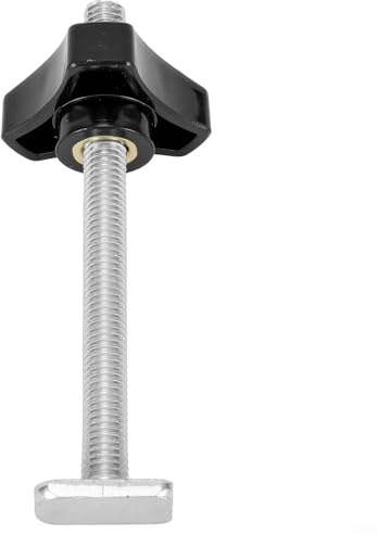 Accessoires de rail en T pour établi avec glissière M8 en T, vis en T, poignée à écrou et tige filetée pour fraiseuses et scies de table (1 ou 2 pièces) (poignée d'écrou M8 + vis en T)