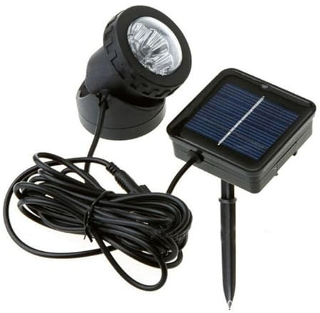 JDXQBLD Outdoor Solar Spot Light, Ground LED Landscape Lamp, IP65 Waterproof Buried Spotlight, Super Bright Overnight, Wall Lights for Yard Porch Garden,White