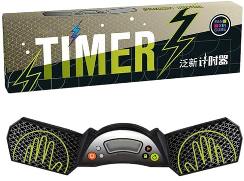 Speed Cube Timer – für professionelle Wettbewerbe, Touch-Bedienung | genaue Messung von 0,001 Sekunden, kompatibel mit Leichtathletik-Sportarten, zertifiziert für Sport, Stacking, Akku inkl