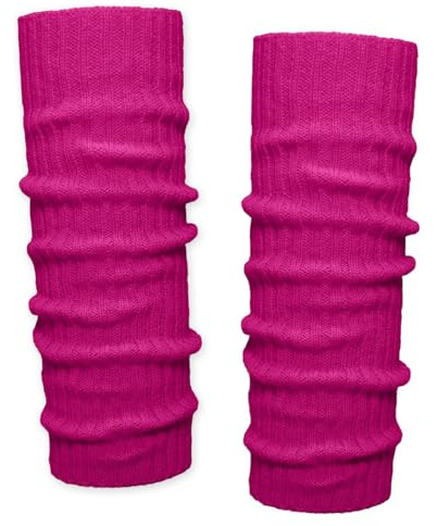Soul-Cats Grobstrick Bein Stulpen unifarben Beinwärmer Leg Warmers Beinlinge für Herbst Winter Sport