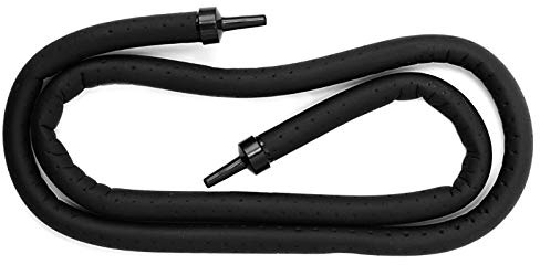 tooloflife Schlauch, 105 cm, für Aquarien, Pumpe, Hydrokultur, Sauerstoffdiffusor, Doppelkopf, Schwarz