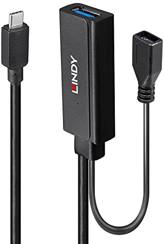 LINDY 5m USB 3.2 Gen 1 C/A Active Extension