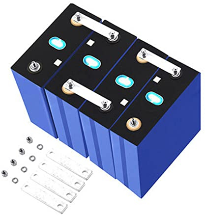 TGHY LiFePO4 Akku 3.2V 320ah Lithium Batterie mit über 4000 Mal Tiefzyklen, Lithiumbatterie der Klasse A Geeignet für Solaranlagen, Wohnmobile, Boote, Häuser(4PCS),4pcs
