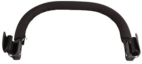 Verstellbares Kinderwagen-Schutzgeländer, Sichere und Bequeme Stoßstange, Universelles Kinderwagenzubehör, PU-Leder, Wasserdichtes Oxford-Tuch (Schwarz)