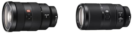 Sony FE 24-70 mm f/2.8 GM | Vollformat, Mittelklasse, Zoom Objektiv (SEL2470GM) & E 70-350mm f/4.5-6.3 G OSS | APS-C, Super-Telezoom-Objektiv (SEL70350G)