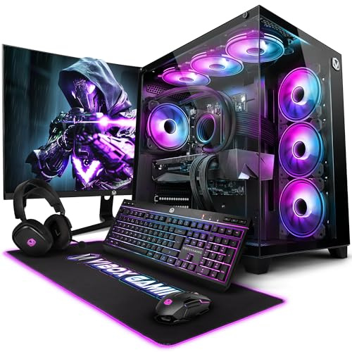 Vibox X-118 Gaming PC Set Komplett • Monitor 27 Zoll • Intel Core i9 14900KF 6,0GHz • Nvidia RTX 5080 16GB • 32GB RAM • 1TB NVMe SSD • Windows 11 • WLAN
