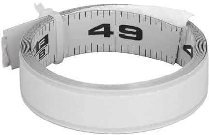 ZJchao Self-Adhesive Measuring Tape, 15ft Woodworking Measuring Tool with Adhesive Backing for Craft Projects, DIY Furniture Making, Table Saw Workstation Setup