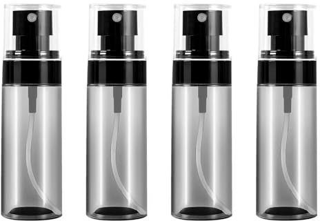 ZexJpr 4PCS Kleine Sprühflasche, Zerstäuber Sprühflasche, Mini Sprühflaschen Zum Befüllen, Feine Zerstäubung Für Kosmetik Und Reinigung, Sie Sind für Häusliche Reinigung und Reisen Gedacht