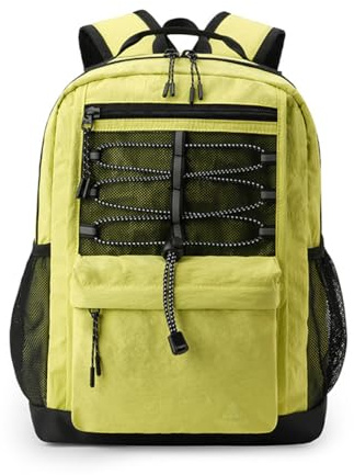 AUXDIQ Freizeitrucksack 10L Mini Rucksack Leichter Reise Tagesrucksack für Damen und Herren Gelb