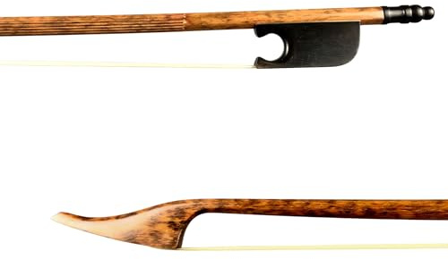 A.E Fowler – Arco barroco para violín y viola modelo BCC de madera de serpiente con canaladura y equilibrio profesional