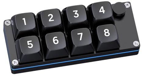 KSJOAIDDE enhandstangentbord mekanisk axel 1 hand mekaniskt speltangentbord svart