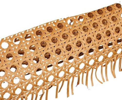 Rotolo di tessuto in rattan sintetico, larghezza 40 cm, bastone in plastica per sedie, tavoli, riparazioni di pellicce e progetti fai da te (caffè, 40 x 50 cm)