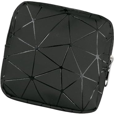 rongweiwang Sacchetto per coppetta mestruale, regalo per il primo ciclo mestruale, con cerniera, portatile, per donne, organizzato, comodo da trasportare,