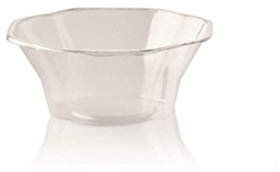 PZ 100 COPPETTA DI PLASTICA DA CC 200 PER YOGURT TRASPARENTI KRISTAL PLASTIC CUPS