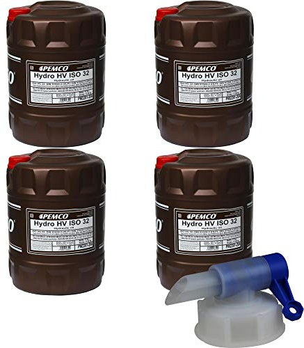 4x 20 Liter Original PEMCO Hydro HV ISO 32 HVLP 32 Hydrauliköl Oil Öl