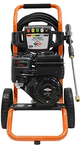 ✦ Benzin Hochdruckreiniger Briggs & Stratton 3200 PSI ✦ 208ccm Benzinmotorbetriebener Tragbarer Reiniger GP3300DA ✦ Premium Annovi Reverberi Leistung & Qualität Auto- & Terrassenreiniger