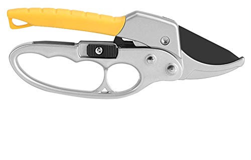 Tondeuse De Jardin,Sécateur Professionnel à Enclume à Cliquet, Poignée Ergonomique, Sécateur Haut De Gamme, Coupe De Rose, Floral, Arbre, Plantes Vivantes, Outils à Main, Ciseaux, Coupe-branches