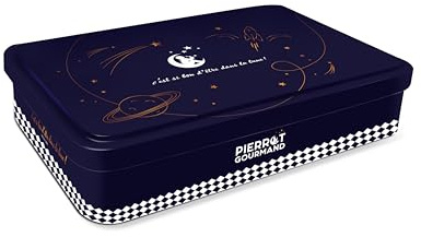 Pierrot Gourmand - Boite Métal - Assortiment 20 Sucettes - 260g
