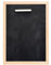 weSTOCK WE-STOCK Schwarze Tafel aus Holz 20 x 30 cm mit Kreide
