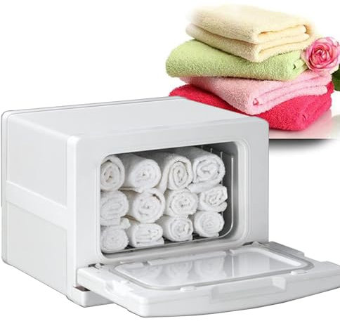 Scaldasalviette (8 L), Armadietto Scaldasalviette Professionale (158 °F), Per La Cura Del Viso, Per Saloni Spa, Massaggi, Ristorante, Può Essere Conservato 4-6 Asciugamani