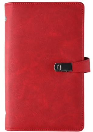 Visitenkartenbuch aus PU-Leder, professioneller Visitenkartenhalter, Visitenkartenhalter, Namenskartenhalter, rot