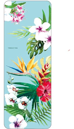 FANSU Tappetino da Yoga Antiscivolo 1 mm, Tappetino Palestra Pieghevole Tappetino Yoga Viaggio Tappetino Fitness per Pilates e Ginnastica (183x68cm,Brancaccio)