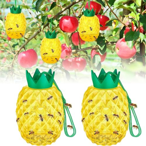 2 Pezzi Trappole per Vespe, Trappola Vespe, Wasp Trap Outdoor Hanging, Trappola Per vespe, trappola-Per Api, Appoggiare E Appendere, Spaventante Per vespes, Spaventapi Per Esterni