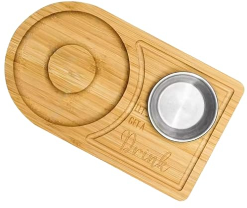 Bar Glass Rim, Cocktail Rimmer, Salt Sugar Rimmer Tray for Cocktail and Margarita - Lime Spice Board, Home Bar Accessories for Drinking for Nightclubs, Restaurants, Bars