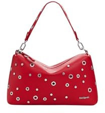Desigual Rebel Bergamo Shoulder Bag Clavel Red