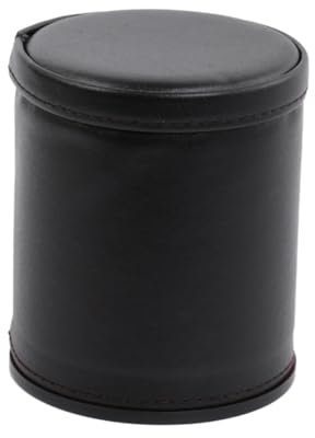 ORFOFE 1 Satz Würfelbecher rote Würfelspiel im Freien Würfelbecher-Shaker aus Kunstleder Siebbecher Toys für swor