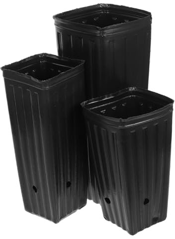 BESPORTBLE 60piezas Macetas para Plántulas Cuadradas de Jardín Vaso para Cultivo de Flores y Hortalizas Vaso para Vivero de Nutrientes Portátiles para Plantar el Jardín