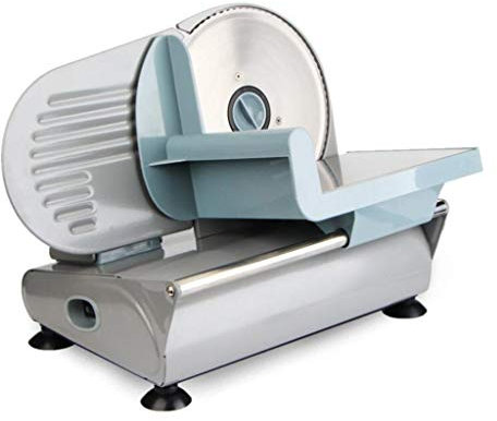 Electric Food Slicer, Stainless Steel Meat Cutter Beef Mutton Slicing Machine, Home Frozen Meat Slicer Vegetable Fruit Slicer, Commercial Desktop Meat Cutting Machine, Hot Pot Barbecue Restaurant Hote