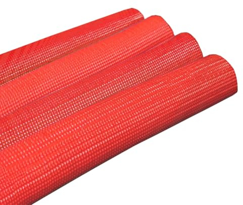 Isolierschlauch ID 16/20/25/32mm Schaumstoffschlauch Isolierung Rohr für Schutz Von Rohren Kalt- Und Warmwasserleitungen Isolierung PE-Rohrisolierung Im Freien(Rot,ID-25mm)