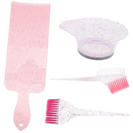 HAPINARY Kit De Tinte Cabello Cepillo y Tazón Resistente Suave Para Coloración Uniforme Casa o Salón