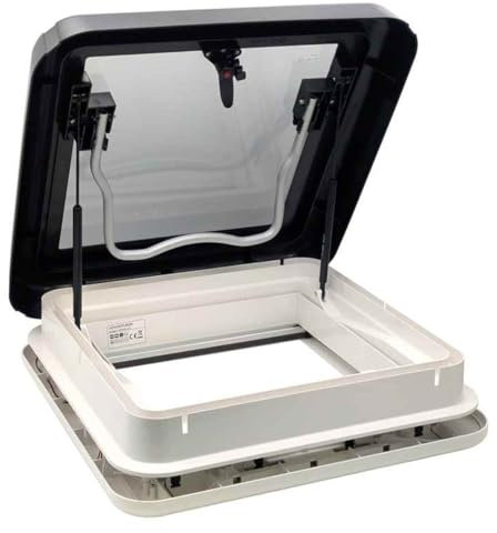 Adventurer Sky Light - 400 X 400 Caravan Campervan Horsebox & motorhome Roof Vent - Black Trim