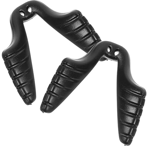 IMIKEYA Plaquettes Nasales en Verre Confortables pour Lunettes de Cyclisme Noir 2pcs, Protection Nasale Légère pour Fête Activités Sportives en Plein Air