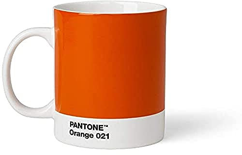 Copenhagen design Pantone Mug, Coffee/Tea Cup, fine China (Ceramic), 375 ml, Orange 021 C