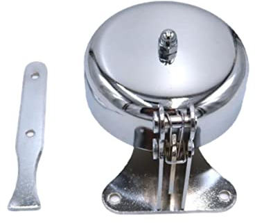 REMI TOOLS LTD Shop Cafe Doorbell, Ring Doorbell for Outdoor Indoor Office Store, shops, Hotels, restaurants Etc. Traditional Style Chrome plated