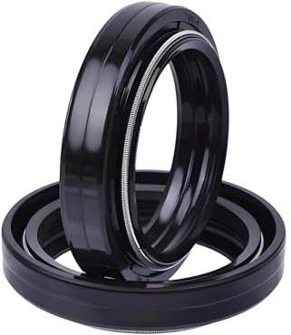 Kit paraolio e paraolio ammortizzatore forcella anteriore moto moto 41mm x 54mm x 11mm Adatto per GSX750F GSXR750 Materiale gomma Colore nero