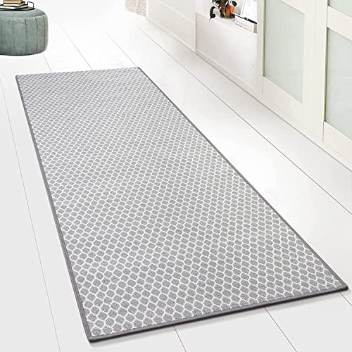 Floordirekt Teppichläufer Tralee 80 x 250 cm - Läufer für Küche, Flur & Wohnraum - Feinschlingen Teppich - rutschfest & antistatisch - Küchenläufer Flurteppich Flurläufer
