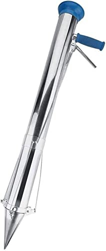 Sembradora Manual de Vegetales, Plantadora de Bulbos, Mango Trasplantadora de Plántulas de Acero Inoxidable, Herramienta de Trasplante para Plantar Semillas