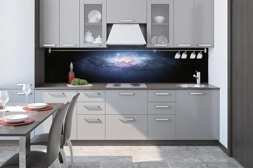 Dimex Küchenrückwand Folie Selbstklebend SPIRALGALAXIE 260 x 60 cm | Klebefolie - Dekofolie - Spritzschutz für Küche | Made in EU