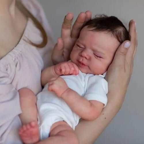 Anano Reborn Baby Dolls Silicone Full Body-18 In Realistic Baby Doll, Full Silicone Babys Doll, Real Life Reborn Dolls Posable Anatomically Correct Newborn Girl With Accessories