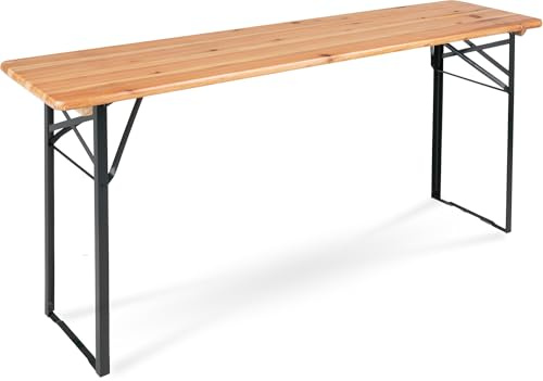 Stagecaptain BBT-170 Hirschgarten Table De Bière De Tente 170 cm Naturel