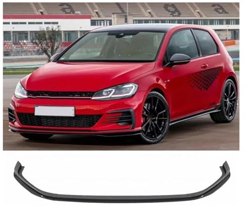 Auto Frontspoiler Lippe Für VW Für Golf MK 7 7,5 R/R-Line/Für GTI 2013-2017 2018 2019 2020 TCR Front Stoßstange Splitter Lip Heckspoiler Body Kit Front Bumper Spoiler Lippe(B)