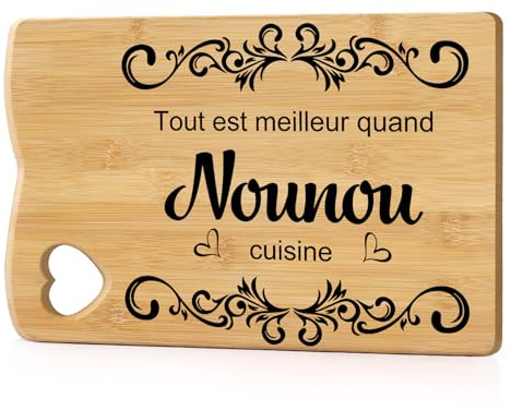 Cadeau Nounou Noel Planche à Découper,Cadeau Nounou Anniversaire,Cadeau Nounou Original,Idee Cadeau Nounou Fin De Contrat,Cadeau Noel Nounou,Cadeau Pour Nounou Noel,Super Nounou Cadeau